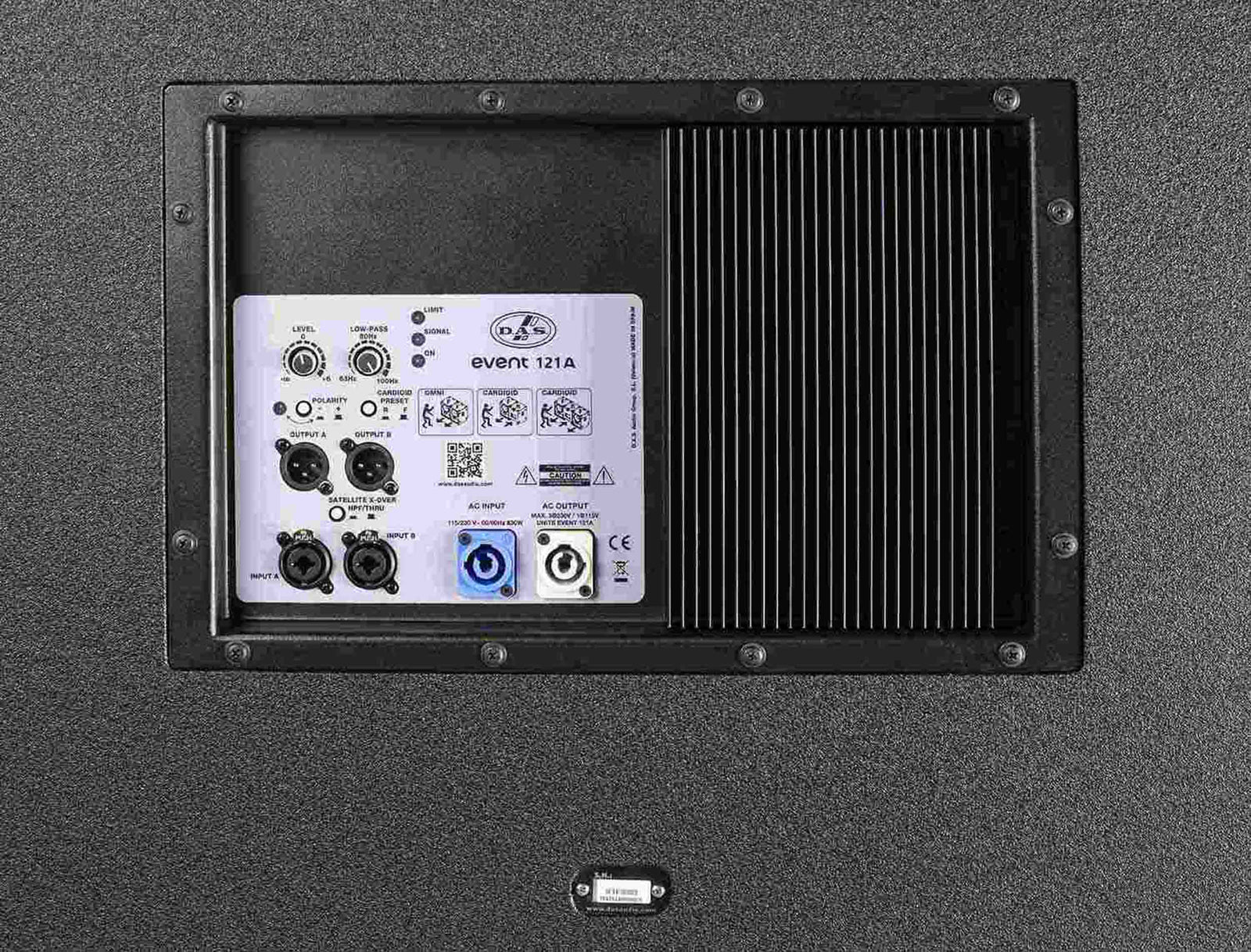 Open Box: DAS Audio EVENT-121A 3200 Watt, 21-Inch Powered Subwoofer - Black by DAS Audio
