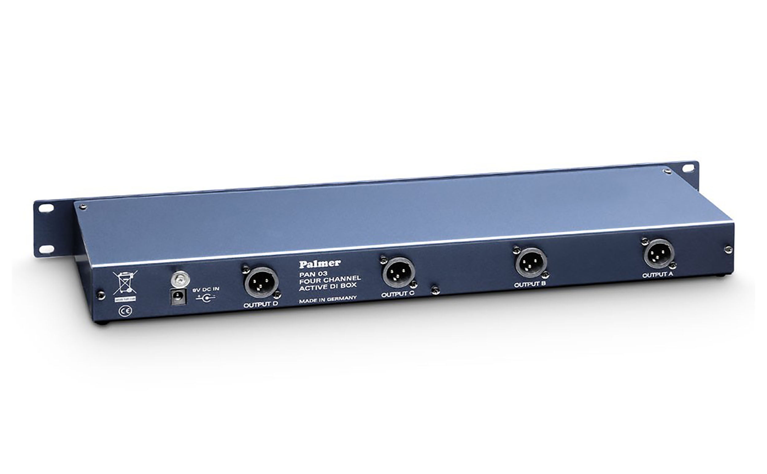 Palmer PAN 03 19" DI Box 4-Channel Active by Palmer