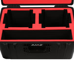 JMAZ JZ4014 Firestorm 4 2-Pack, case interior with machine and accessory bays - Hollywood DJ