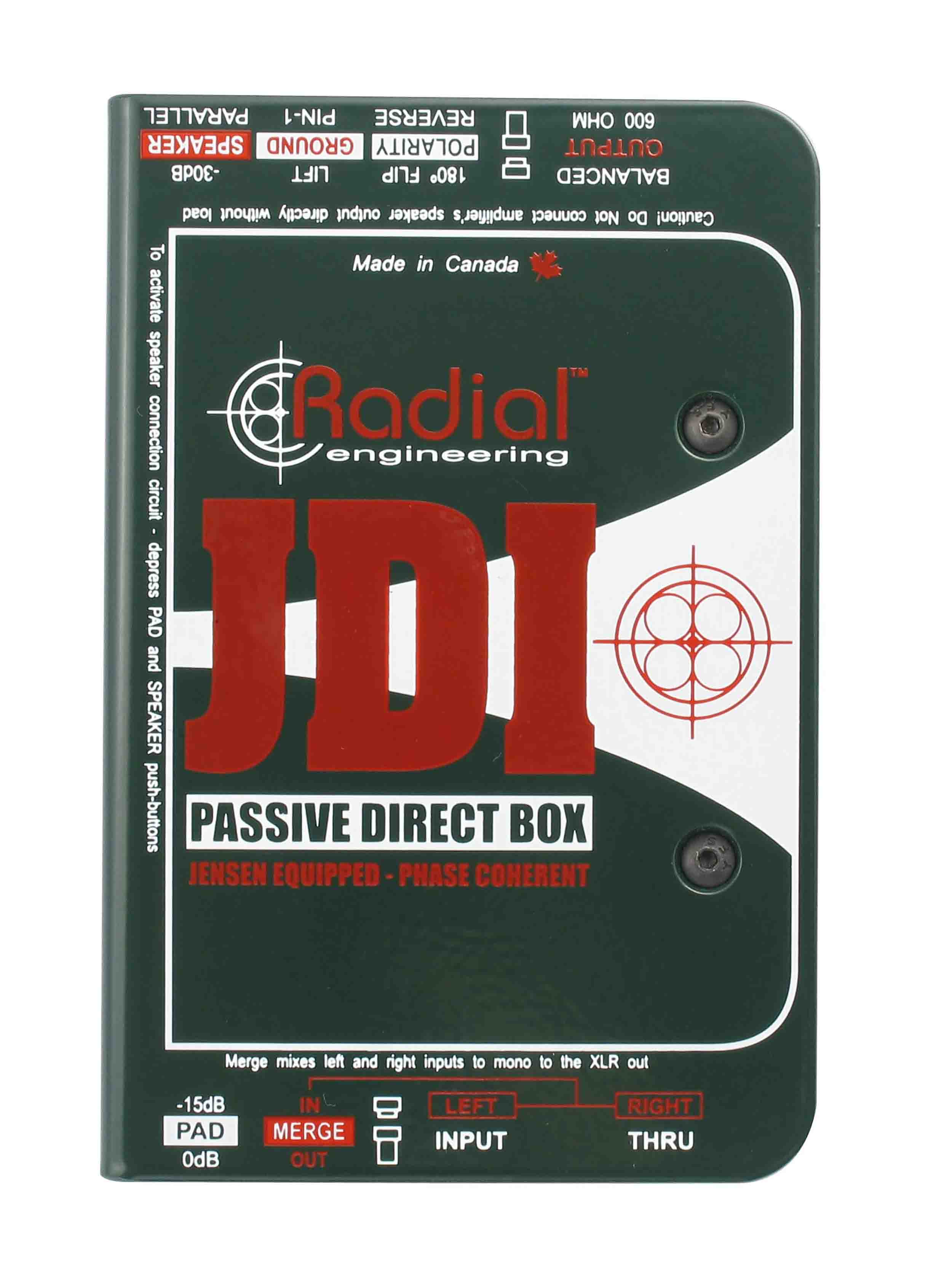Radial Engineering JDI Premium Passive Direct Box by Radial Engineering