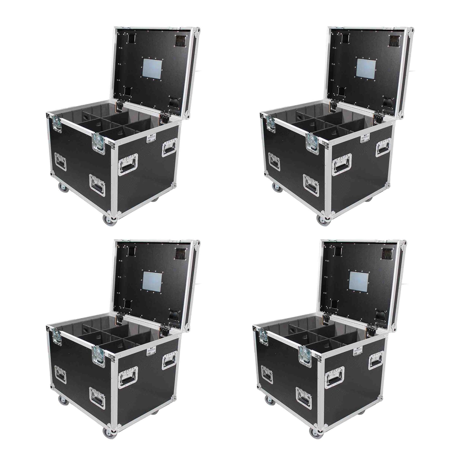 ProX XS-UTL243030WMK2 X4 DJ Package Heavy-Duty Truck Pack Utility Flight Case W-Divider and Tray Kit by ProX Cases