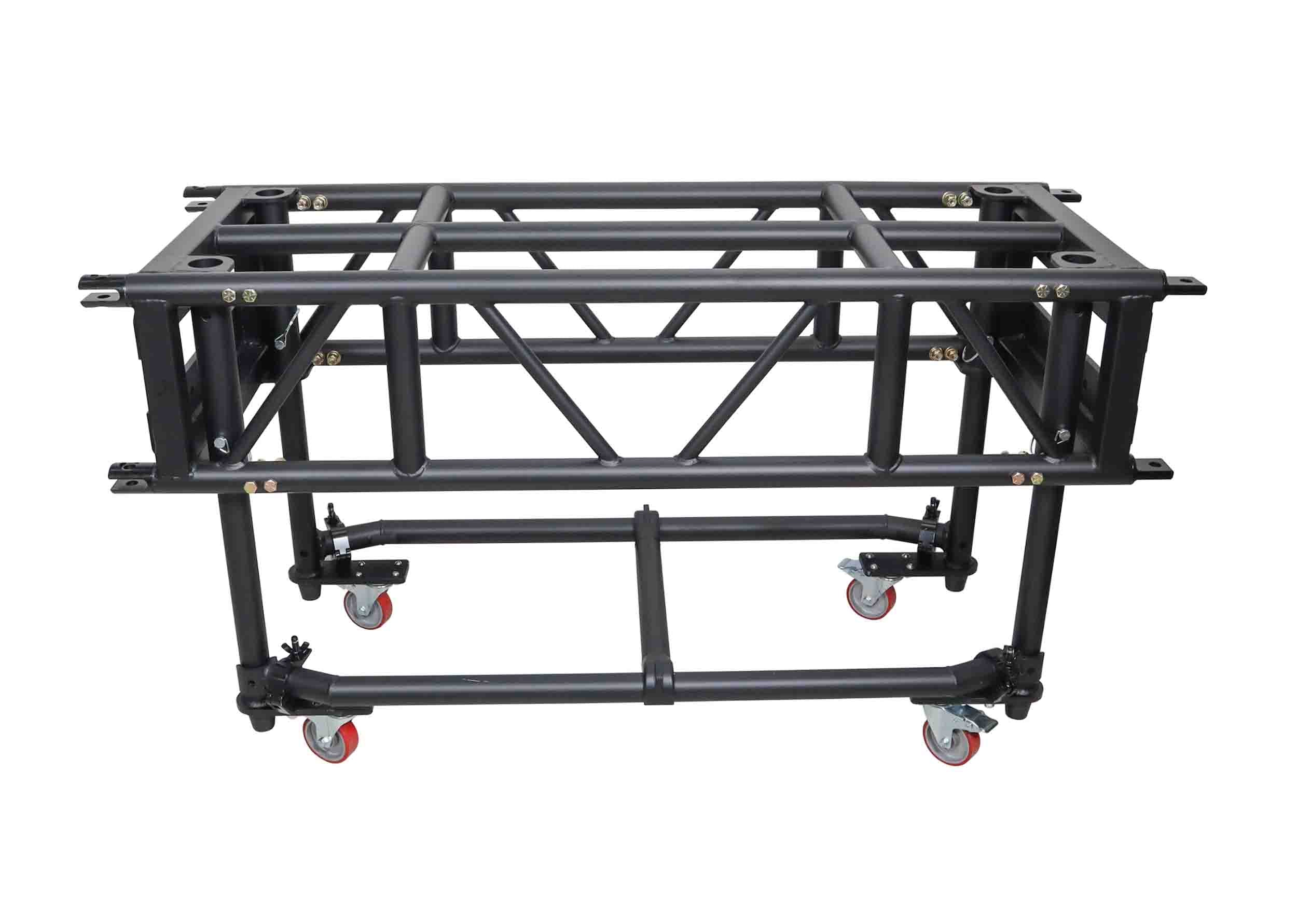 ProX XT-PRERIG5FTBLK, Pre-Rig Truss Segment with Removable Rolling Base System - Black 5' FT