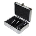 B-Stock Scratch & Dent: Odyssey KCC2PR2SL, KROM Series Silver PRO2 Case For Two Turntable Needle Cartridges by Odyssey