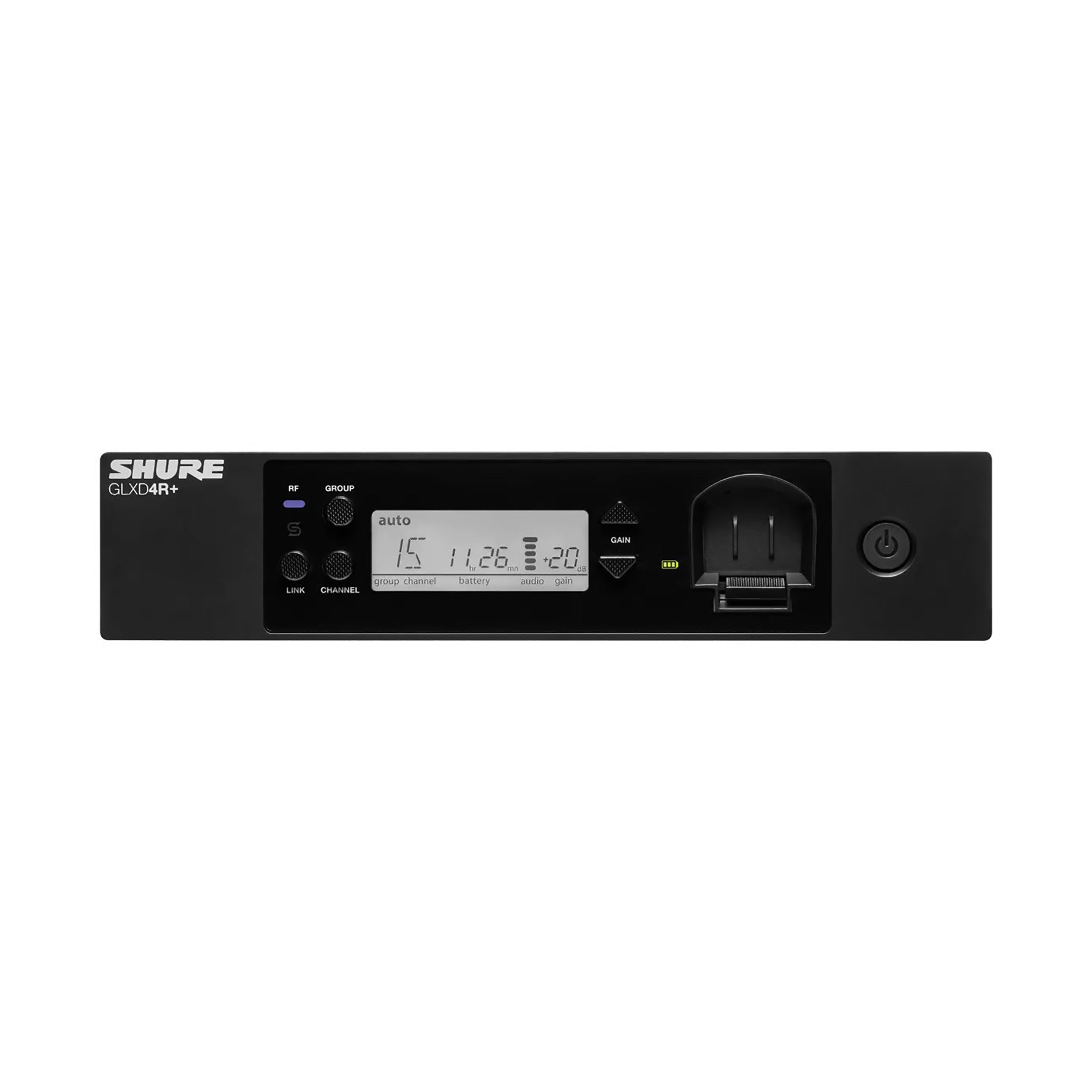 Shure GLXD24R+/B87A-Z3 Digital Wireless Rack System with BETA 87A Vocal Microphone by Shure