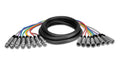 Hosa XLR-803, 8-channel XLR Female to XLR Male Balanced Snake Cable - 3 Meter by Hosa