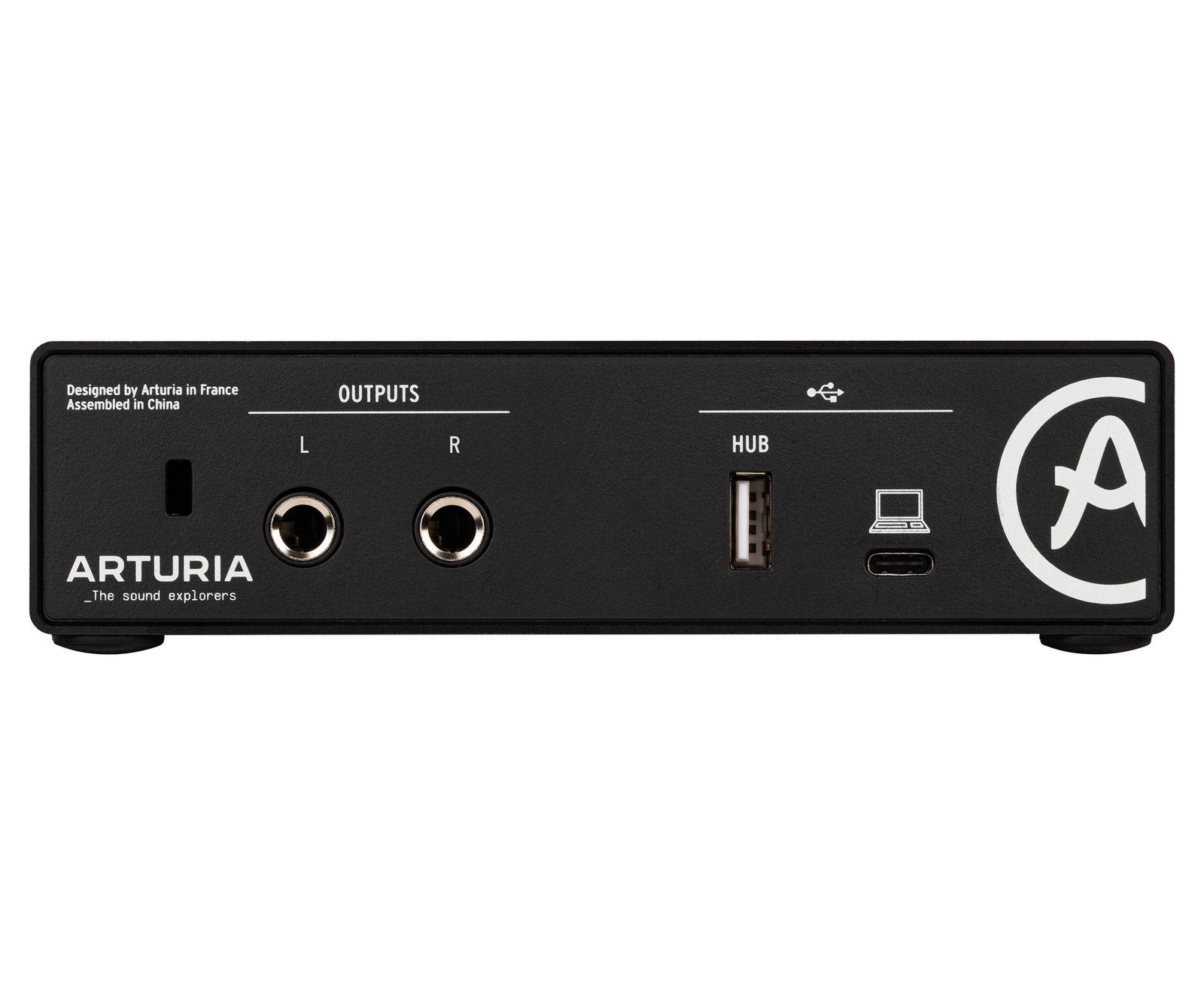 Arturia MiniFuse 1 Portable 1x2 USB Type-C Audio Interface - Black by Arturia