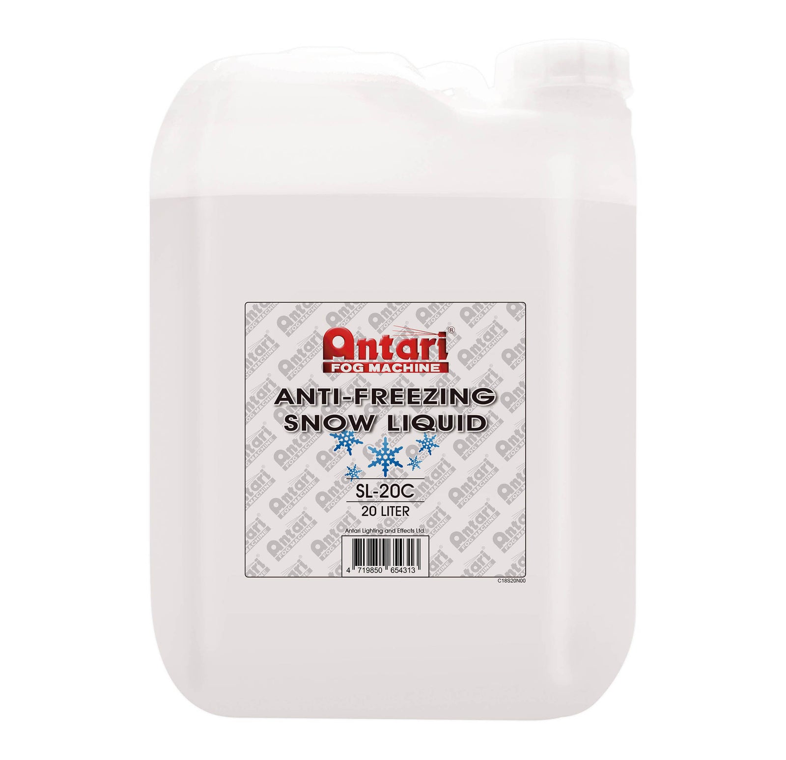 Antari SL-20C Anti Freezing Snow Fluid - 20 Litre Bottle by Antari