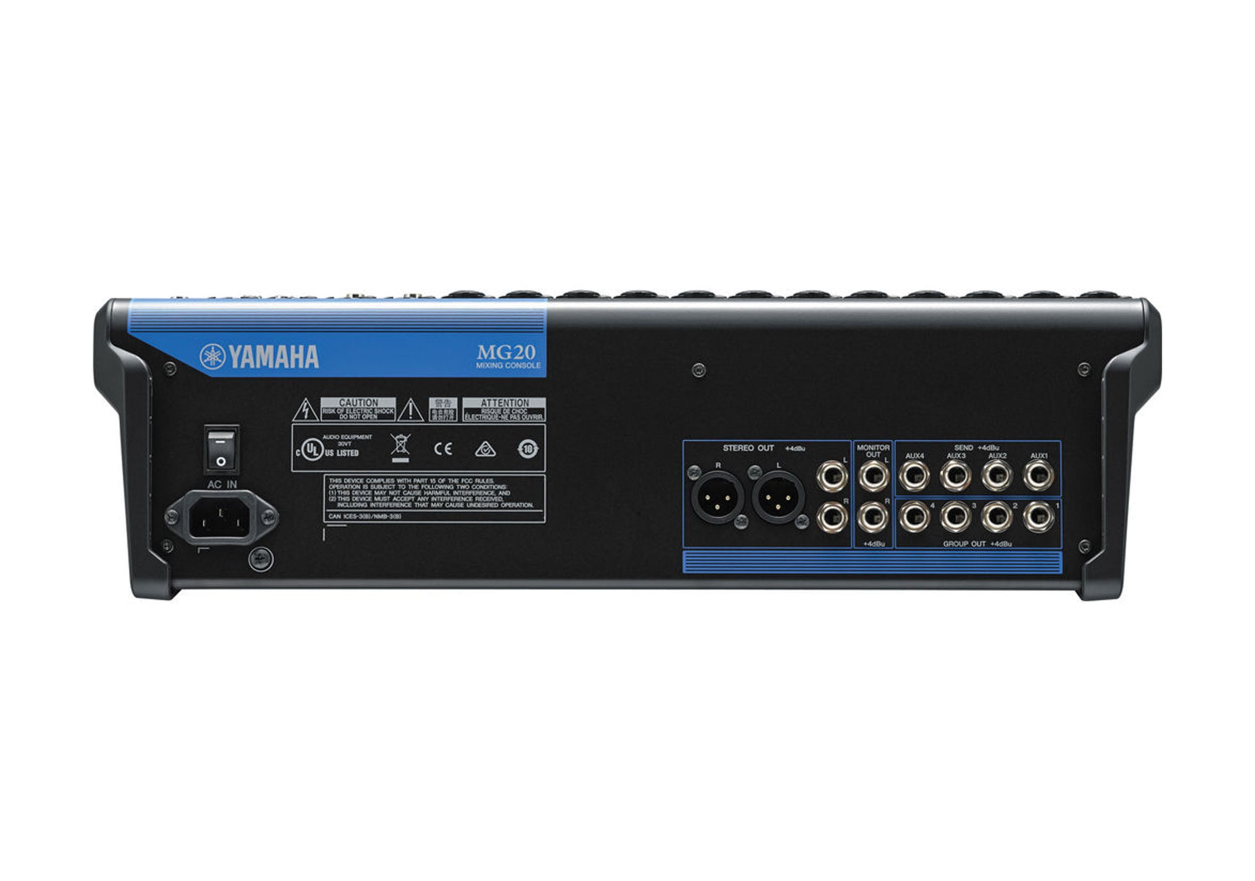 Yamaha MG20, 20-Channel Analog Mixer with D-PRE Mic-Preamps by Yamaha