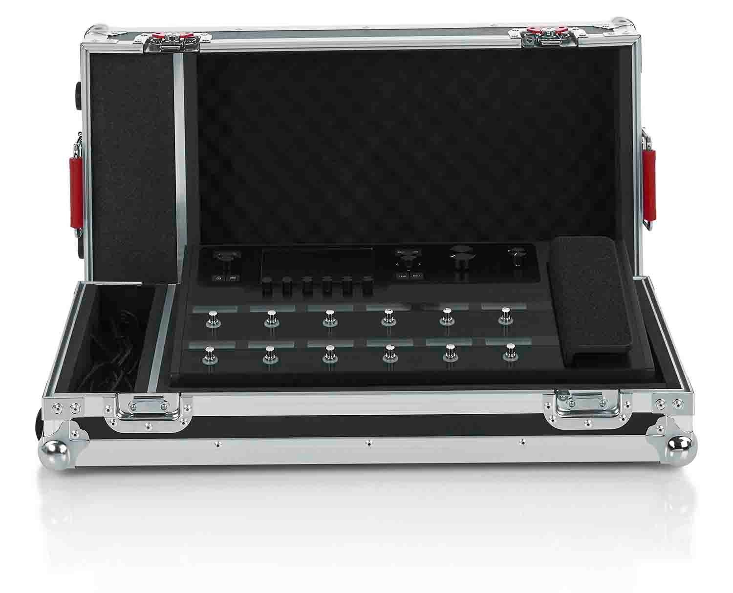 Gator Cases GTOURHELIXFLOOR Line 6 Helix Floor Tour Case with Wheels by Gator Cases