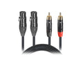 ProX XC-DRXF, Feet High Performance Dual Cable RCA Male to Dual XLR Female Cable by ProX Cases
