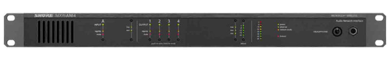 B-Stock: Shure MXWANI4, 4 Channel Audio Network Interface by Shure