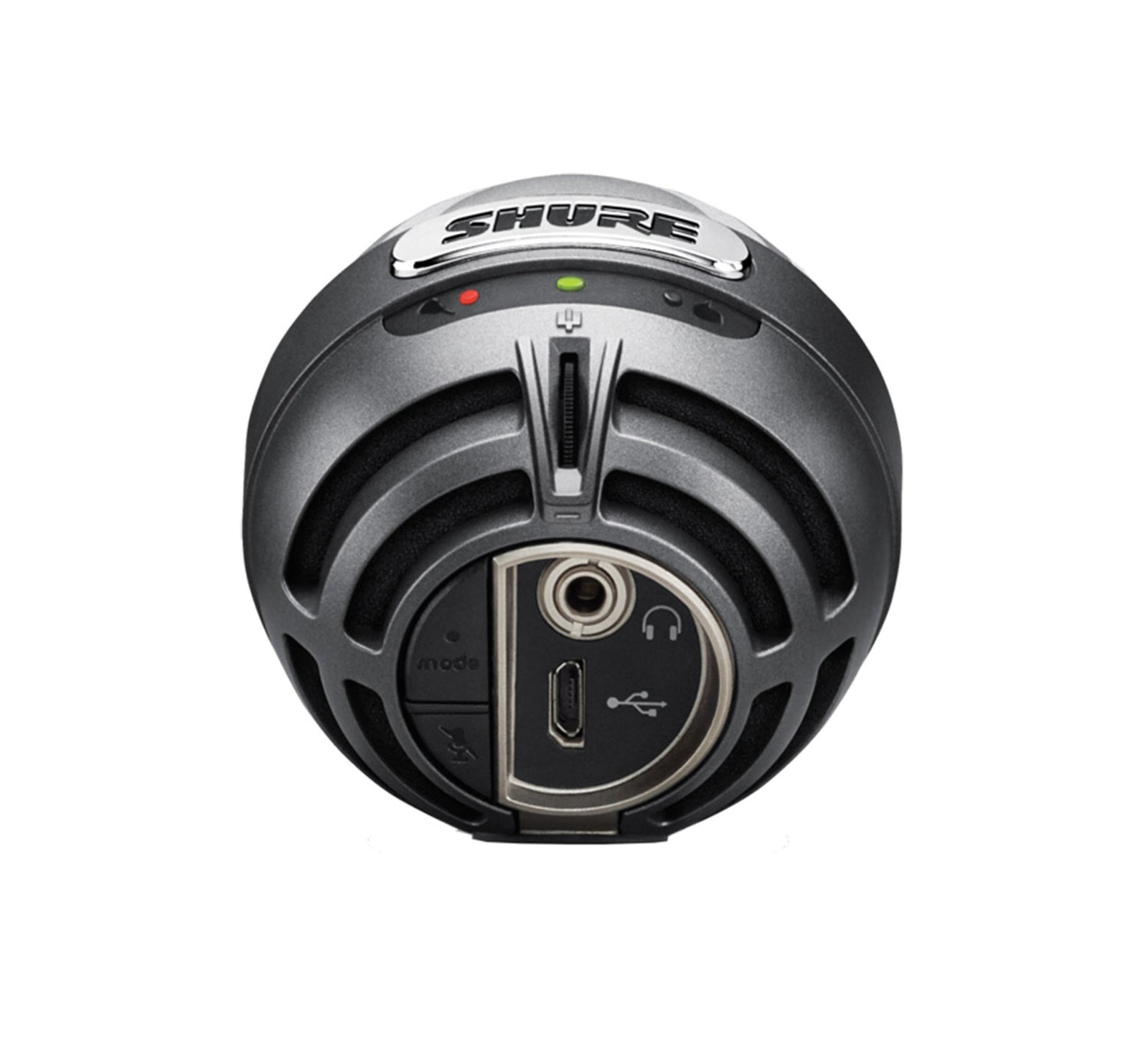 Shure MV5/A-LTG Digital Condenser Microphone with USB and Lightning Cable, Old Packaging - Grey by Shure