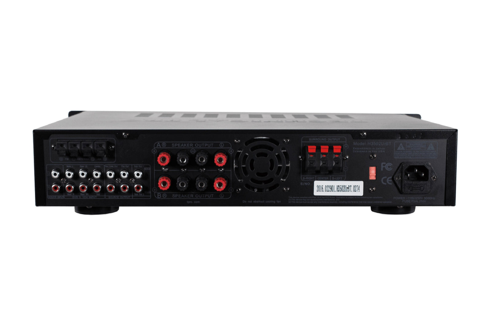 Technical Pro H2502URBT Digital Hybrid 2500-Watt Amplifier by Technical Pro