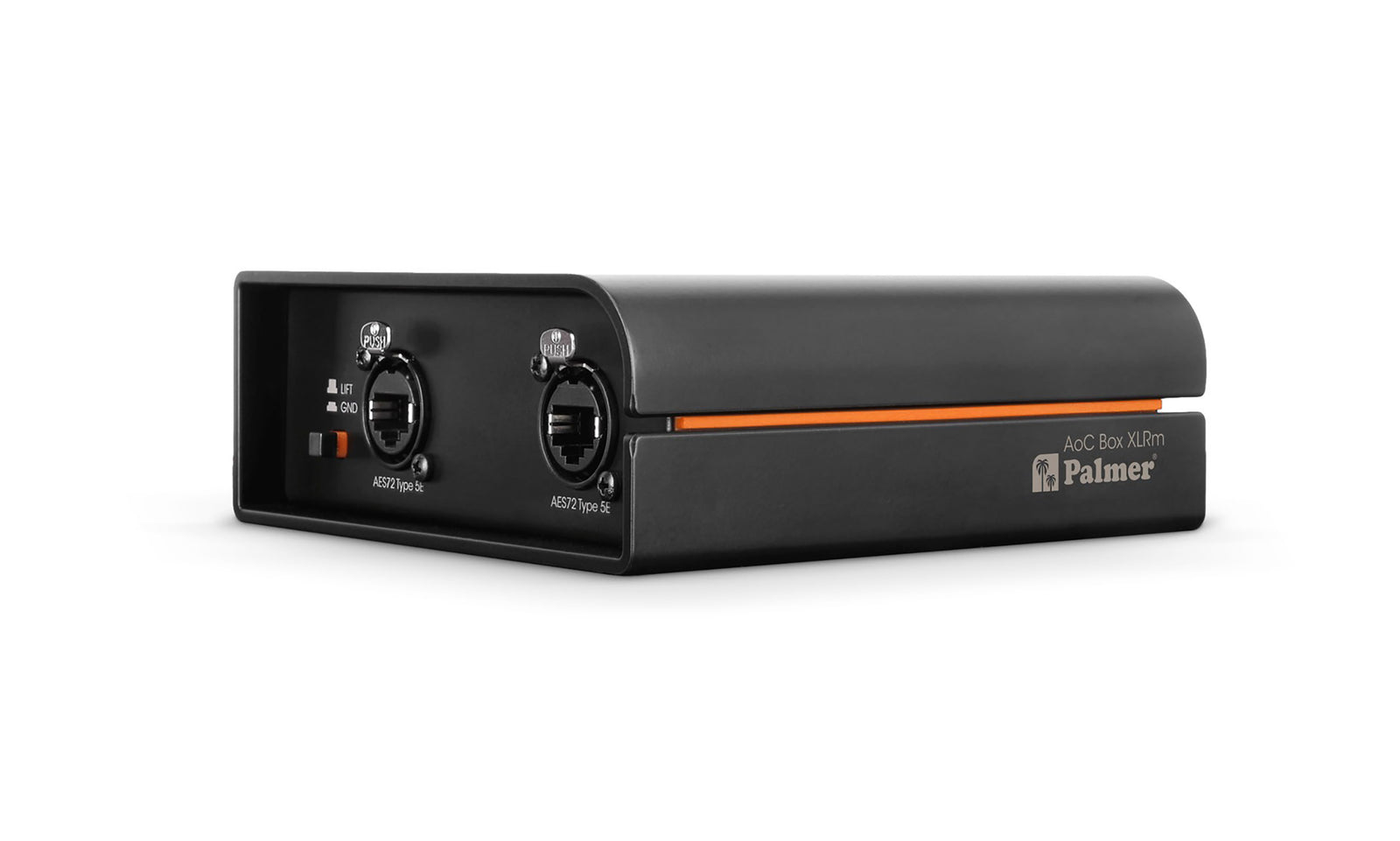 Palmer AoC Box XLRM Audio over Cat Box from etherCON to 4 x XLR Male by Palmer