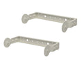 RCF H-BR 007 W, Pair of Brackets for Horizontal Wall Mounting of 10-Inch Compact M 10 and NX 910 Cabinets - White by RCF