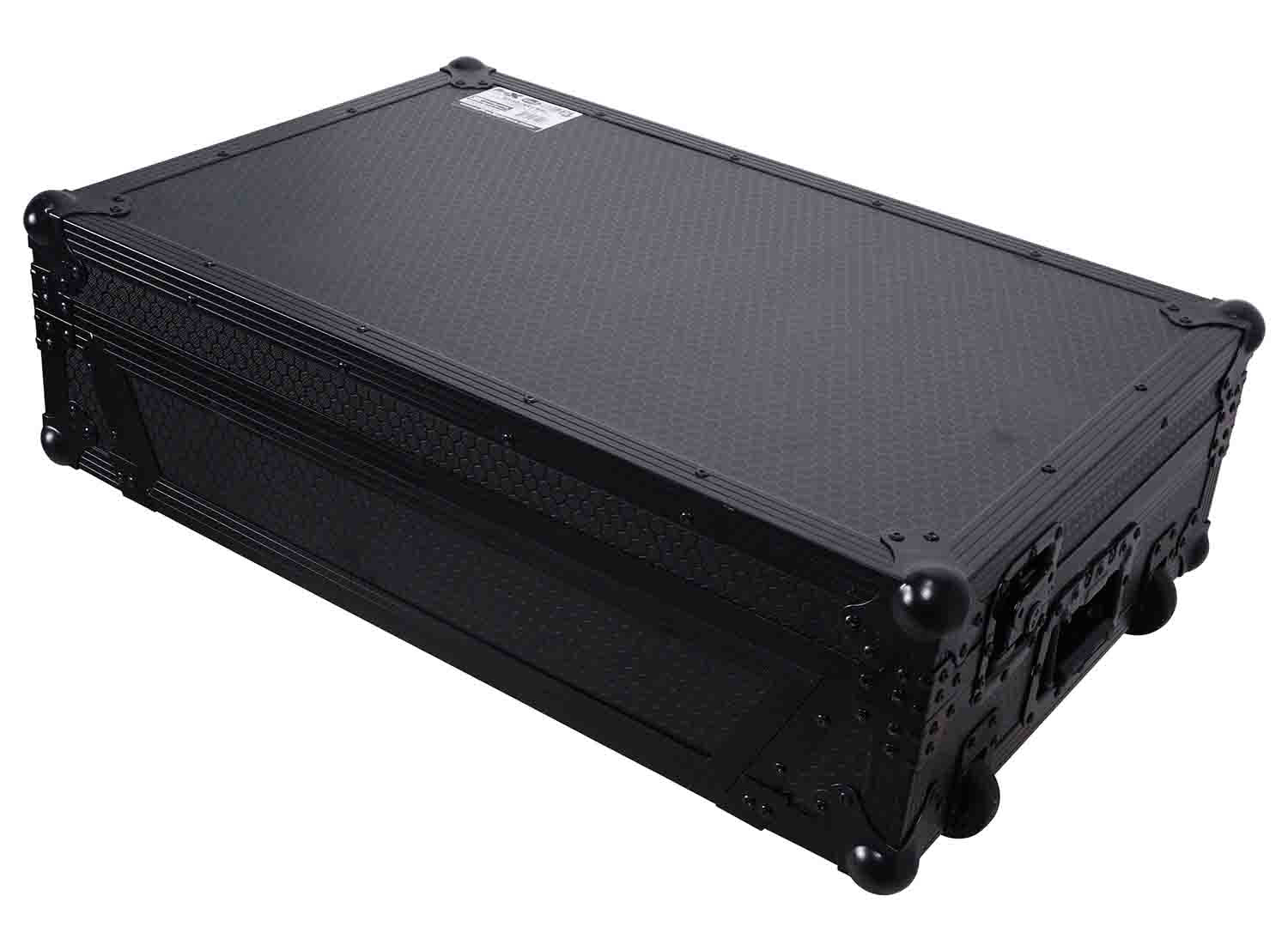 ProX XS-XDJRX3 WBL, ATA Flight Case For Pioneer XDJ-RX3, DDJ-REV5 DJ Controller with 1U Rack Space and Wheels - Black by ProX Cases