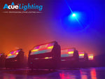 Acue Lighting Hurricane, RGBWA Strobe Light Features 3 In 1 RGB Strobe Panel with LED Cool-White + Amber Strobe Tube by Acue Lighting