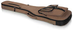 Gator Cases GT-BASS-TAN Transit Series Bass Guitar Gig Bag with Tan Exterior by Gator Cases