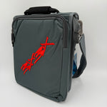 Bloxbox GREY DJ Satchel Accessories Carry Bag - fits small midi controllers, Gobos, cables, accessories by Hollywood DJ