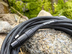 Pig Hog PHM20BKW Black and White Woven XLR Mic Cable - 20ft by PigHog