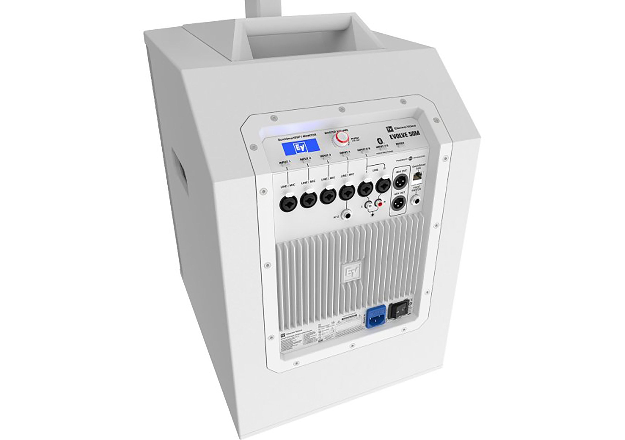 Electro-Voice EVOLVE50M-SW Subwoofer with Mixer In White (Subwoofer Only) by Electro-Voice