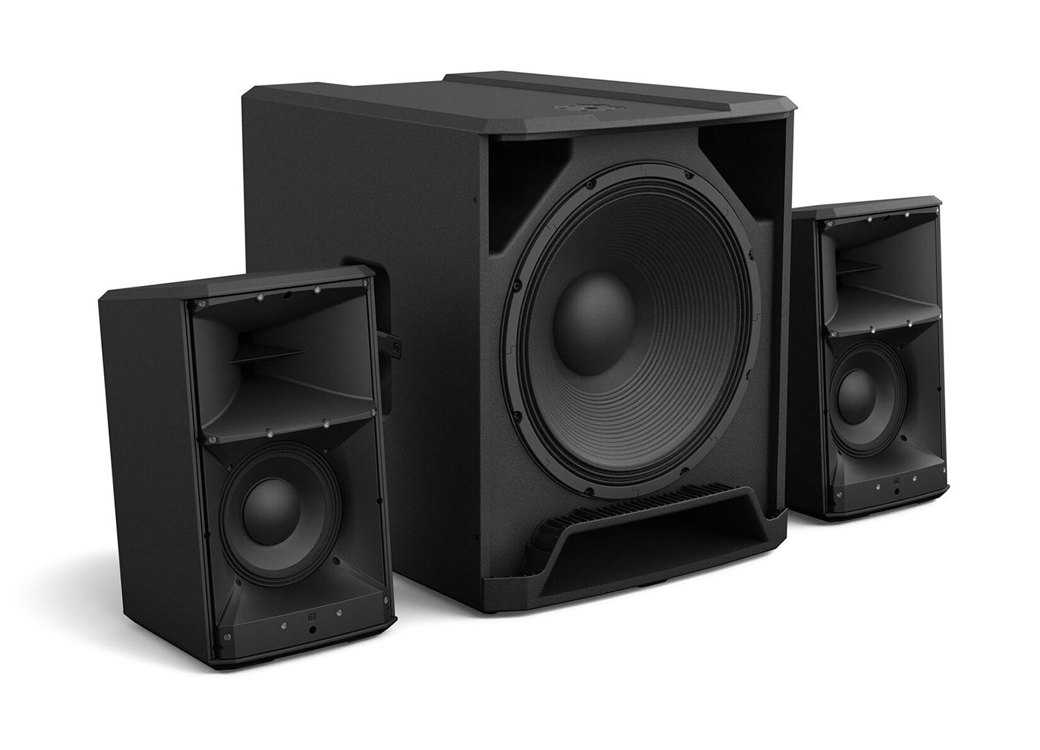 LD Systems DAVE 18 G4X Compact 2.1 Powered PA System with Bluetooth and Mixer - 2000W RMS