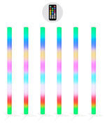 B-Stock: JMAZ JZ2006 LED Color Tube, Galaxy Tube 6 Packs With 32 Tri-color (RGB) LEDs and RF Remote Control by JMAZ