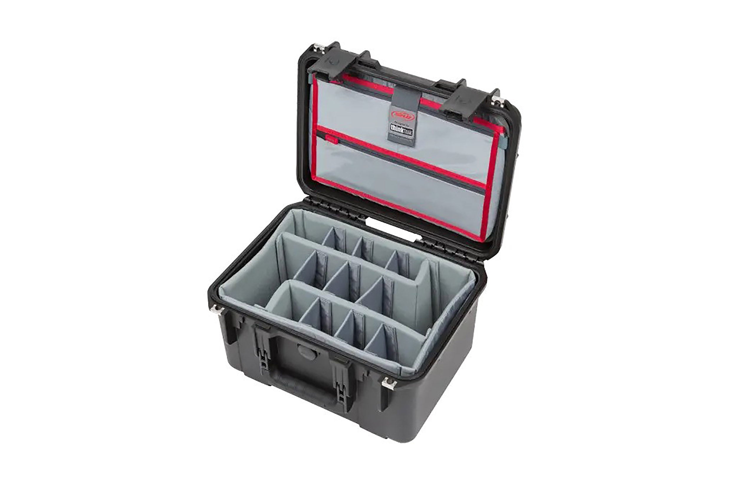 SKB Cases 3i-1510-9DL, iSeries Waterproof Utility Case with Foam Dividers and Lid Organizer - Black by SKB Cases