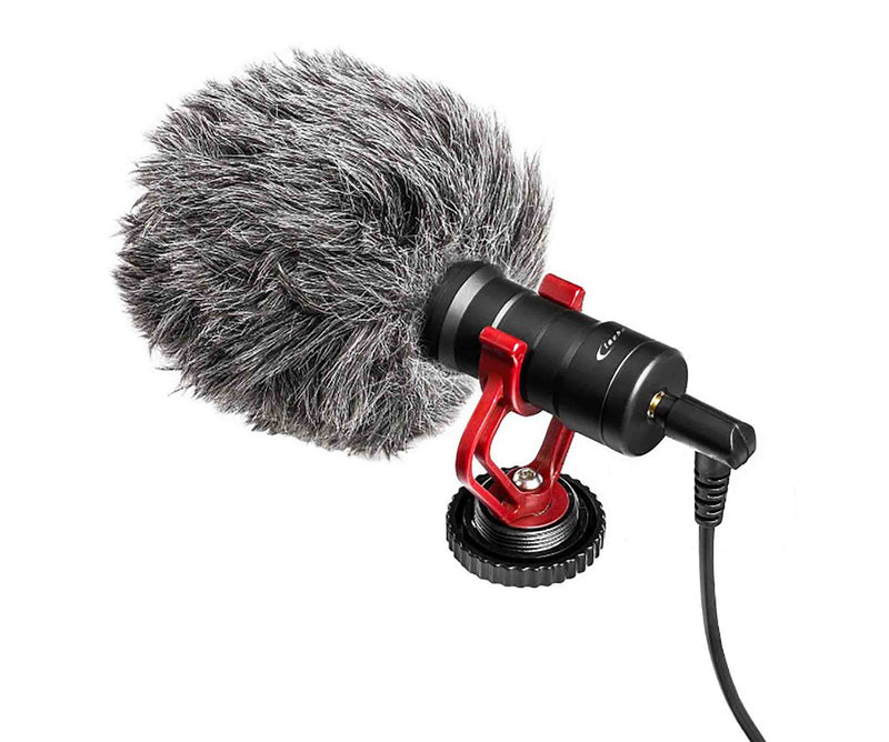 Technical Pro MKVLOG Shotgun Video Cardioid Condenser Microphone, for Vlogging with DSLR & Smartphones by Technical Pro