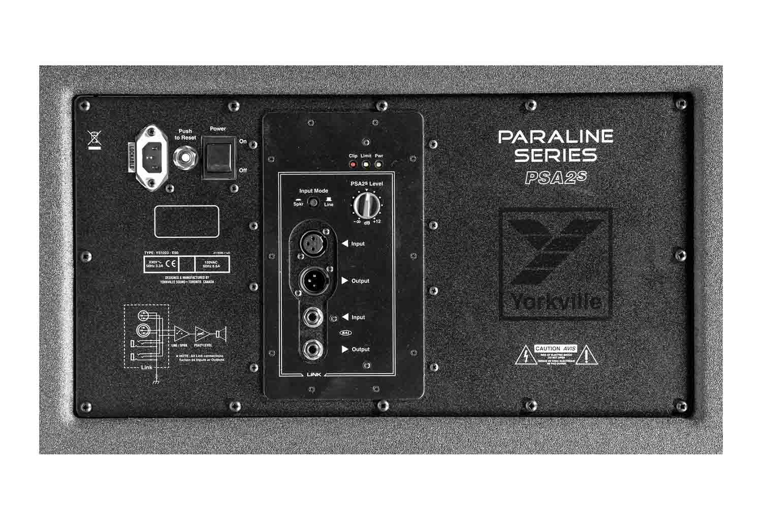 B-Stock: Yorkville Sound PSA2S, Bass Reflex Subwoofer - Dual 15-inch by Yorkville