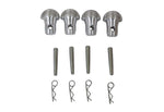 ProX XT-ENDCAPX4 X24, DJ Package with 24 Decorative End Cap Plugs for Conical Truss Connections by ProX Cases