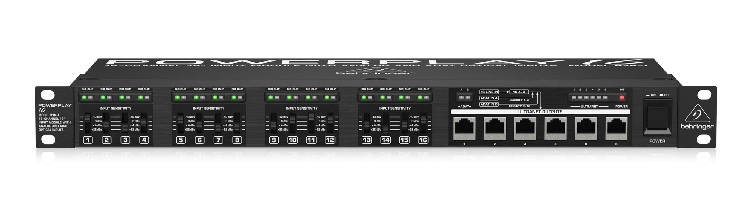 Behringer Powerplay P16-I, 16-Channel Input Module by Behringer
