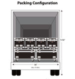 ProX XS-UTL243030WMK2 X4 DJ Package Heavy-Duty Truck Pack Utility Flight Case W-Divider and Tray Kit by ProX Cases