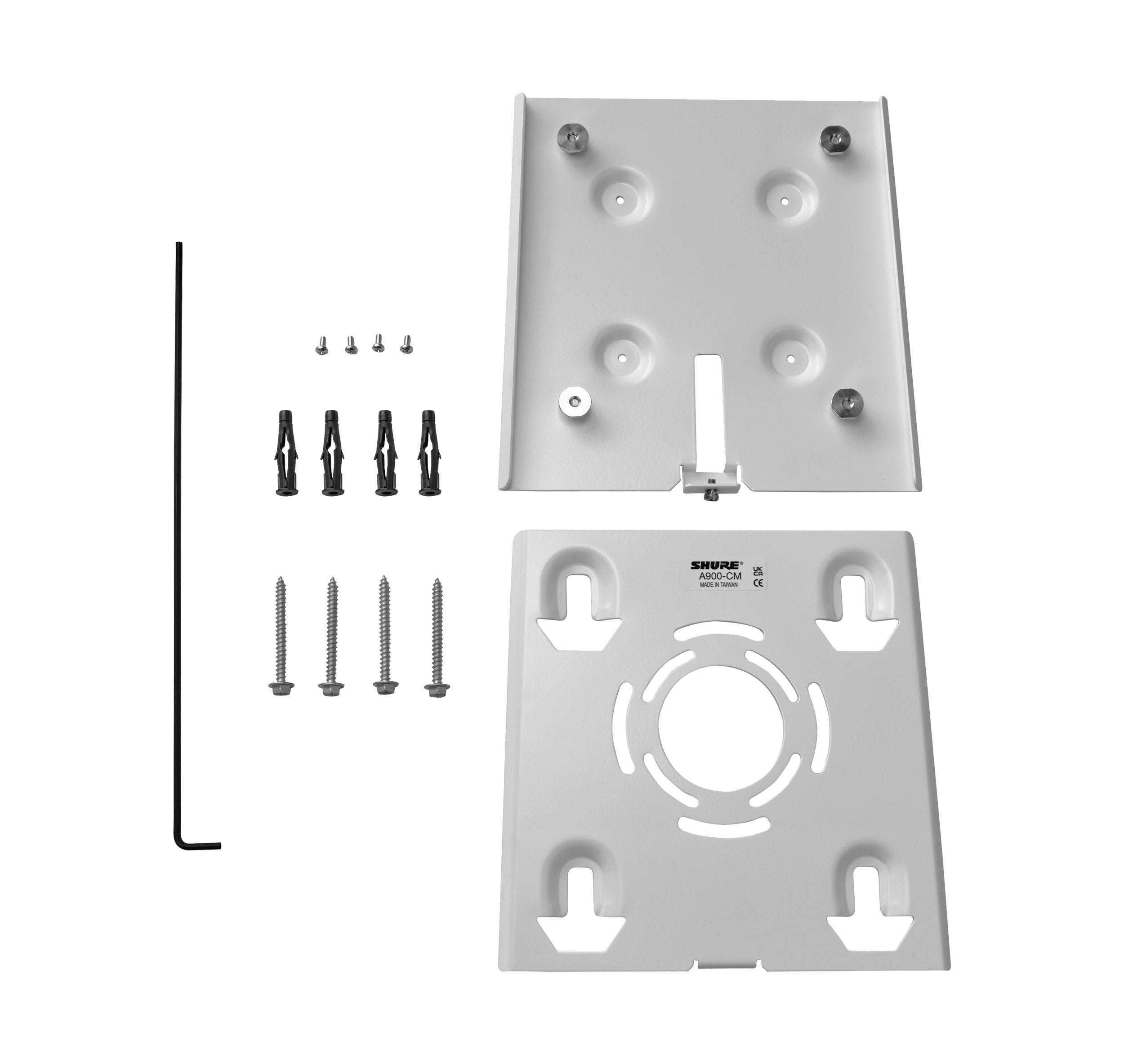 Shure A900-CM, Ceiling Mount for MXA902, MXA910 and MXA920 Microphones