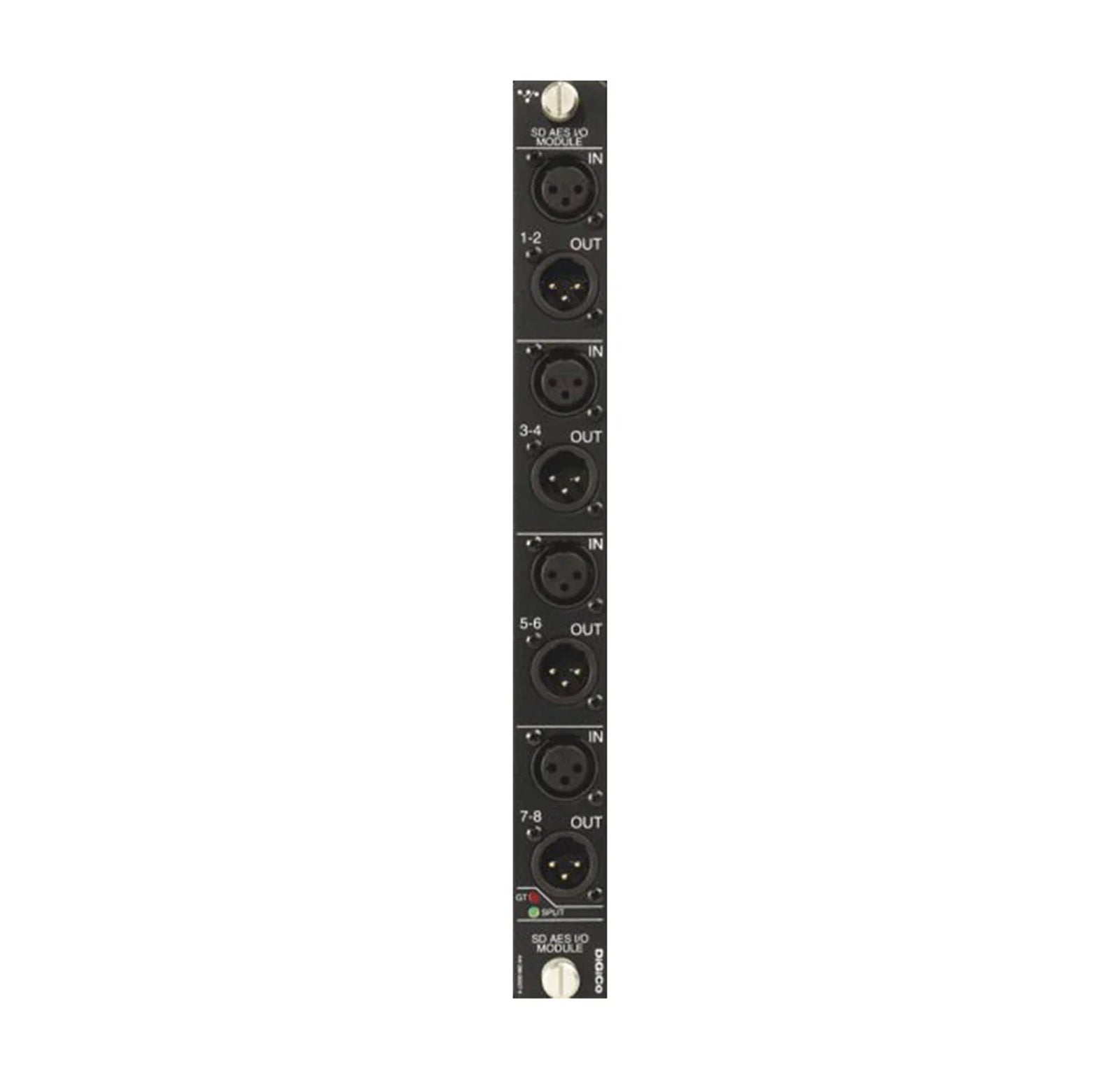 DigiCo AES3/EBU 4 Stereo Input / 4 Stereo Output Card with Bi-Directional Sample Rate Conversion - SDR-AES-IO by DiGiCo