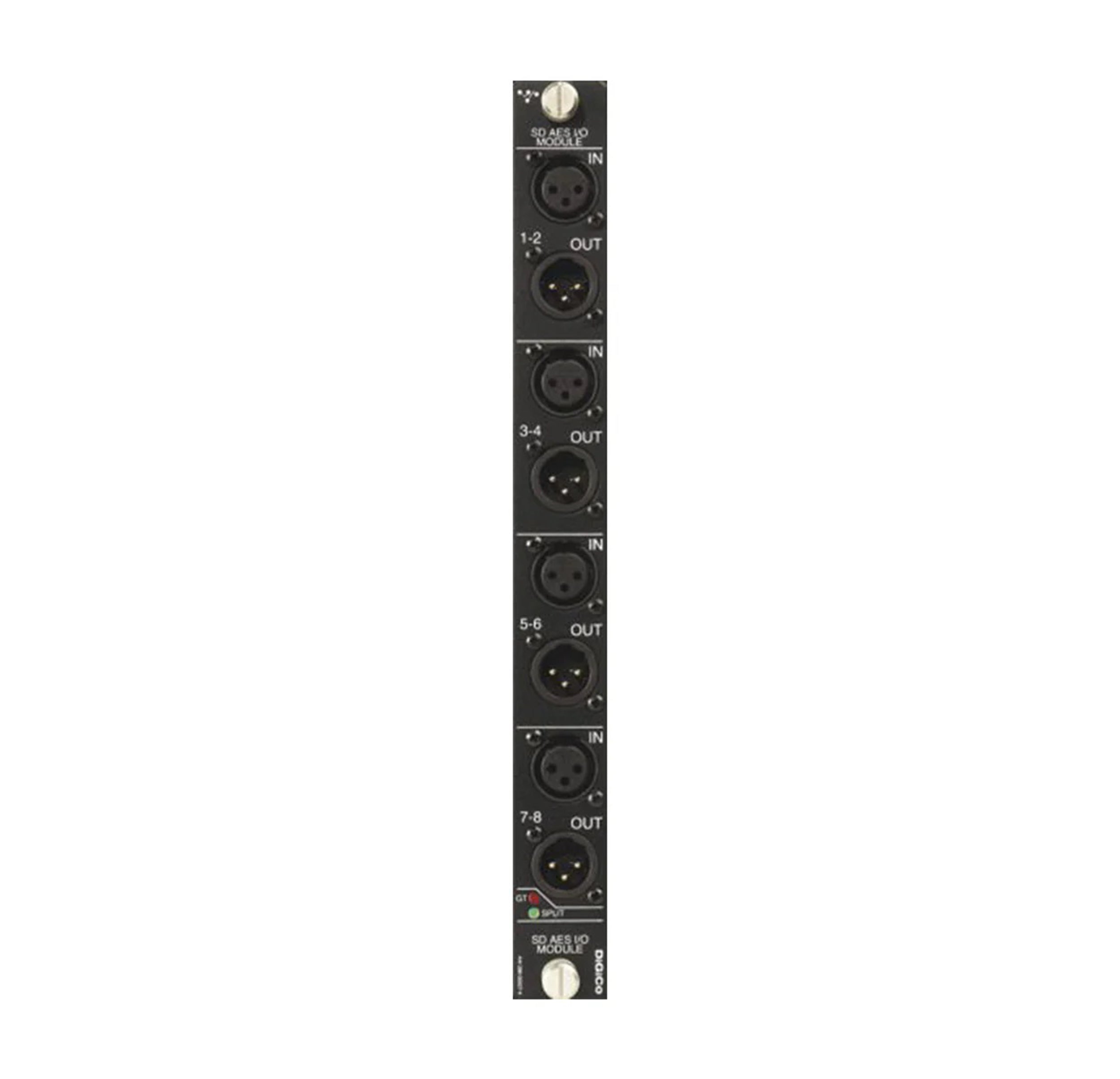 DigiCo AES3/EBU 4 Stereo Input / 4 Stereo Output Card with Bi-Directional Sample Rate Conversion - SDR-AES-IO