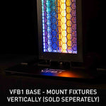 ADJ Vintage Bar Retro Amber Blinder Effect with 20 RGB+UV LEDs and Vibrant RGB Background LEDs by ADJ