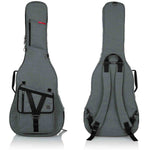 Gator Cases GT-ACOUSTIC-GRY Transit Series Acoustic Guitar Gig Bag with Light Grey Exterior by Gator Cases