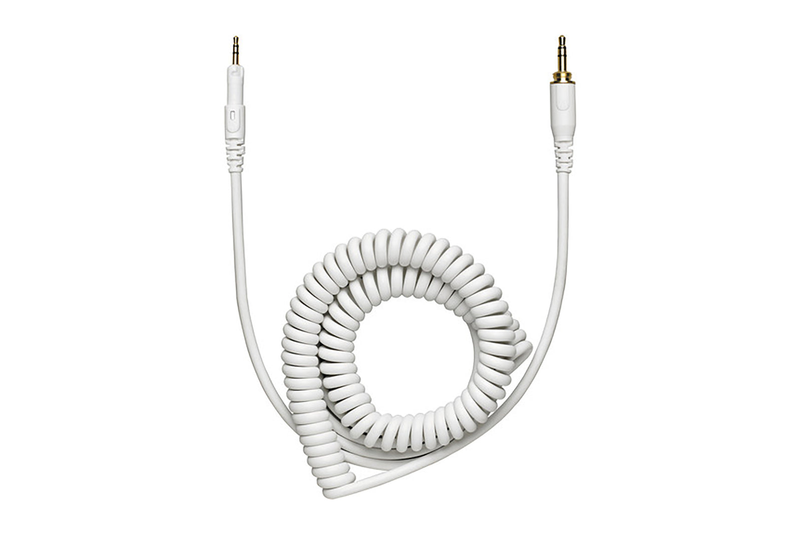 Audio-Technica HP-CC-WH Replacement Coiled Cable for ATH-M50xWH Headphones - White by Audio-Technica