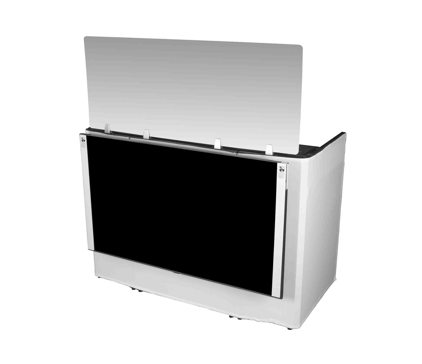 Odyssey DJBOOTHM65OP DJ Media Booth Fitting 65″ Flat Screen TV/Monitor by Odyssey