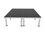 ProX XSU-8X8PKG, Stage One 8 x 8 Ft. Portable Stage Package - Includes 4x Units with Telescoping 16-22" Adjustable legs by ProX Cases