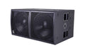 Yorkville Sound SA218S, Synergy Dual 18-Inch Powered Subwoofer by Yorkville