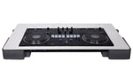 Prox Rev7 Control Tower Podium with Top Plate DJ Package - White by ProX Cases