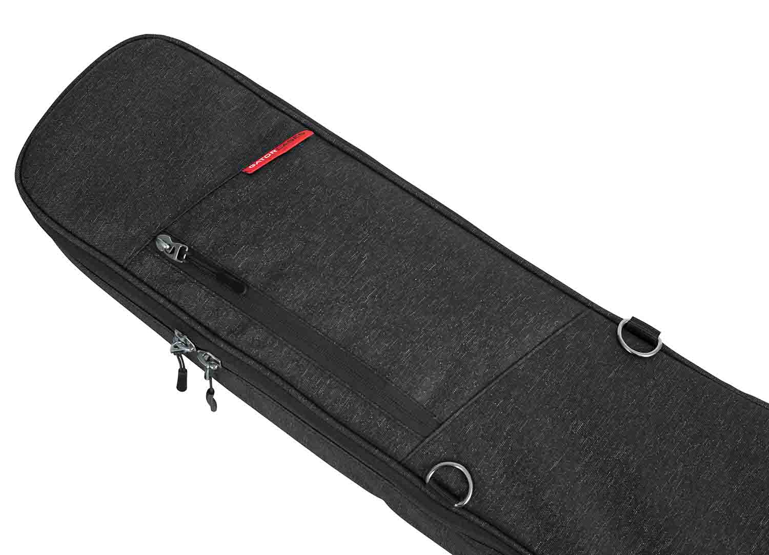 Gator Cases GT-BASS-BLK Transit Series Bass Guitar Gig Bag with Charcoal Black Exterior by Gator Cases