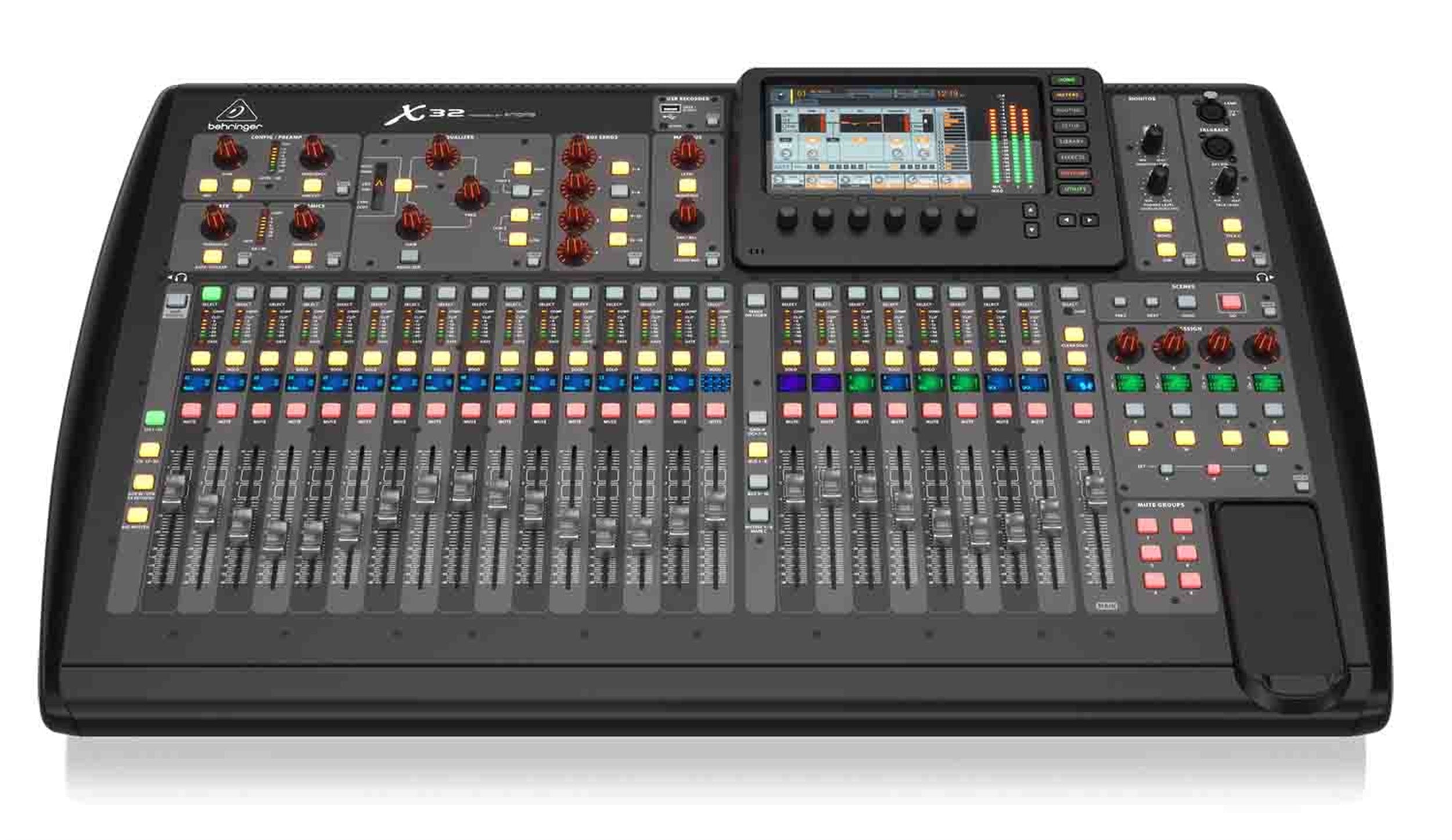 Behringer X32 40 Input Channel Digital Mixing Console with 7-Inch Color TFT Display