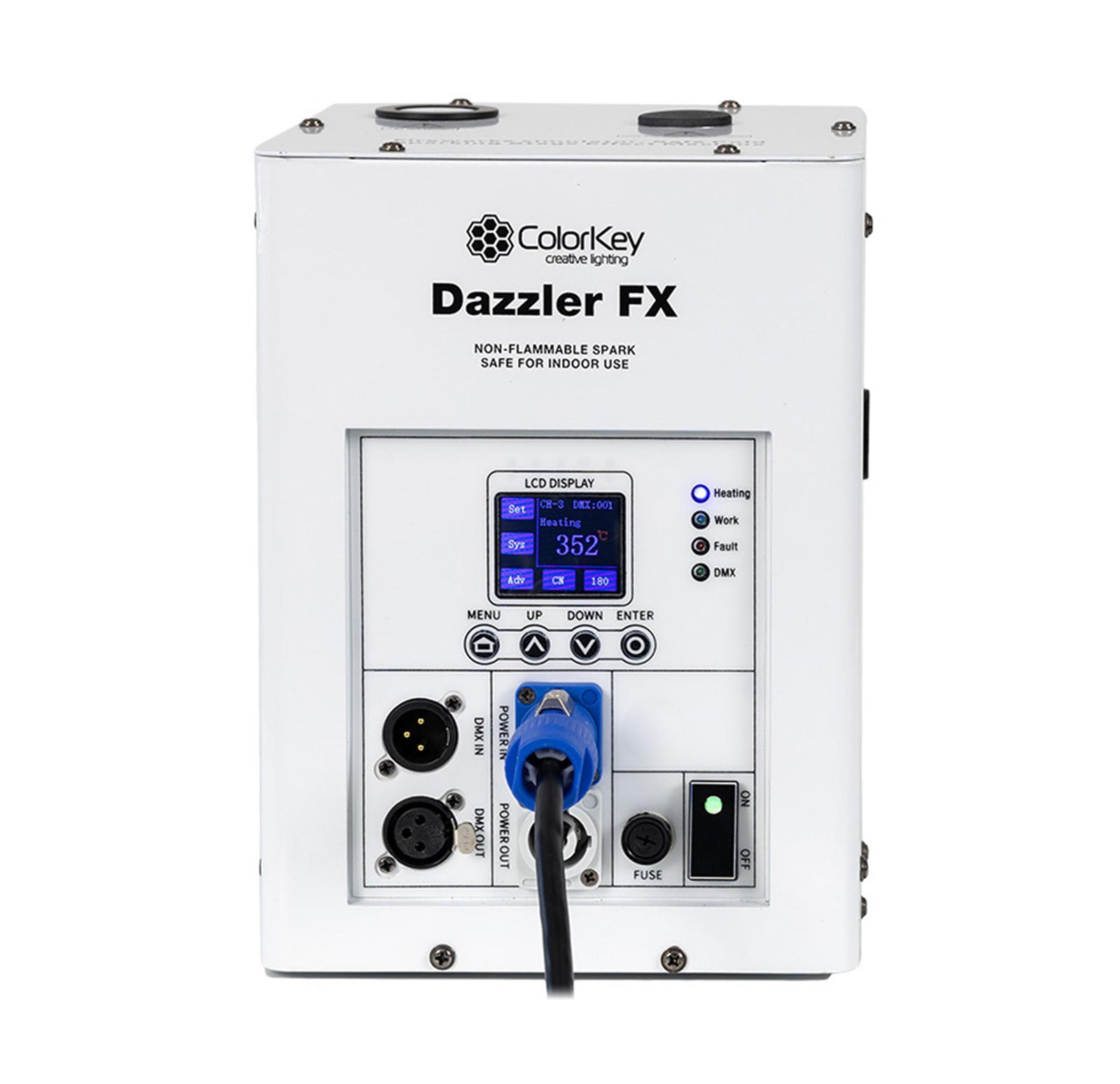 ColorKey CKU-7711, Dazzler Fx Mk2 Cold Spark Machine - White by ColorKey