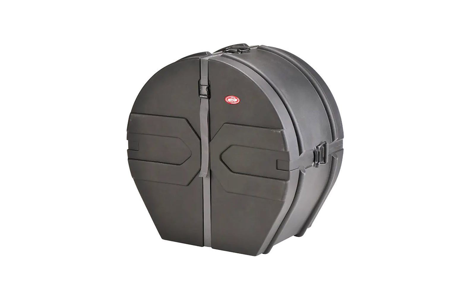 SKB Cases 1SKB-DM1632 Rotational-Molded D-shaped Case for Marching Bass Drum - 16 x 32 Inch by SKB Cases