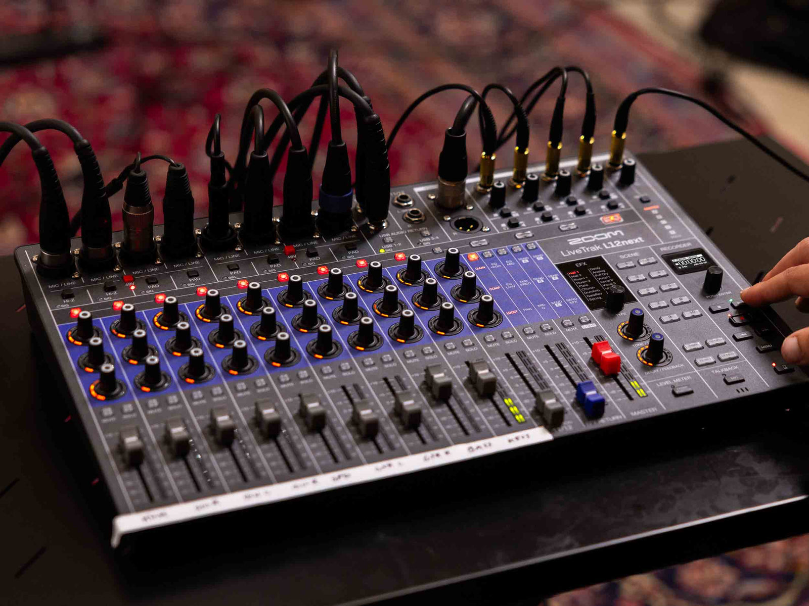 Zoom ZL12NEXT Professional Analog-Style Digital Audio Mixer with 5 Monitor Outputs by Zoom