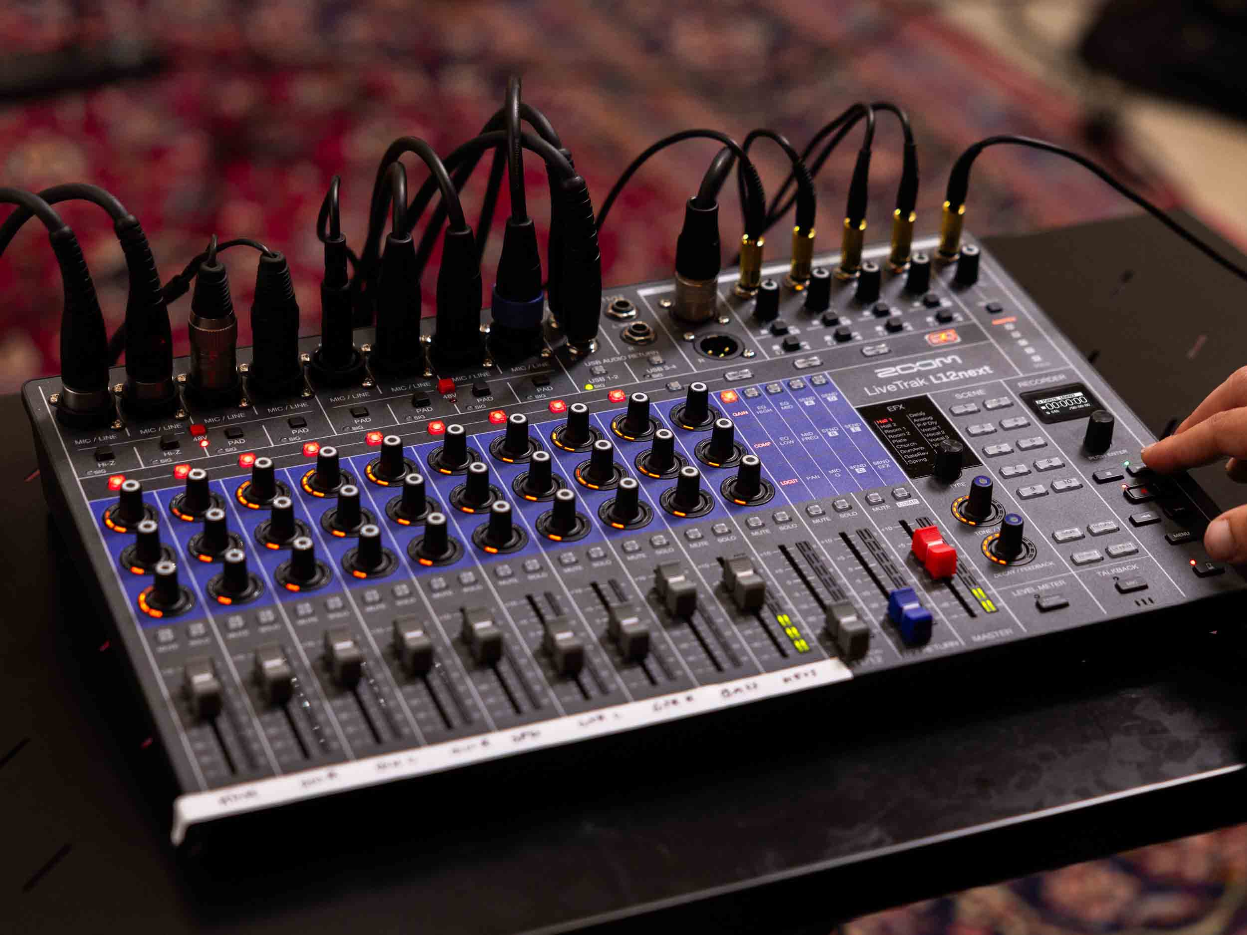 Zoom ZL12NEXT Professional Analog-Style Digital Audio Mixer with 5 Monitor Outputs by Zoom