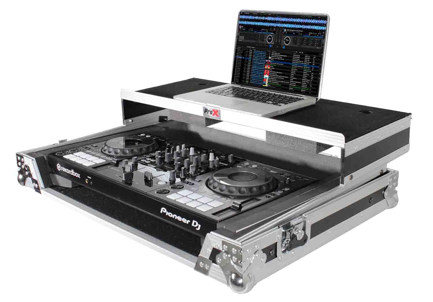 ProX XS-UXLTMK2 DJ Flight Road Case for Medium Size DJ Controllers with Sliding Laptop Shelf